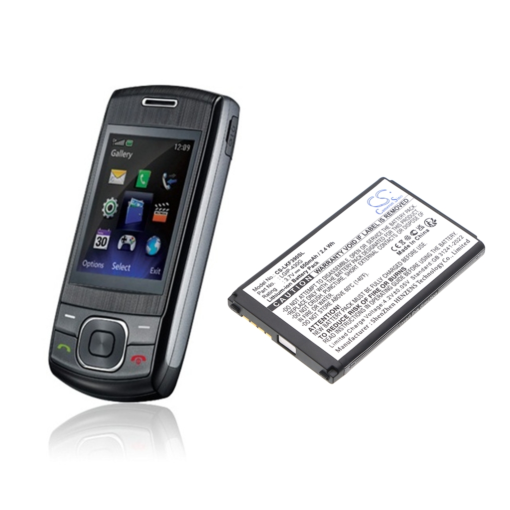 Batérie pre mobilné telefóny LG CS-LKF390SL