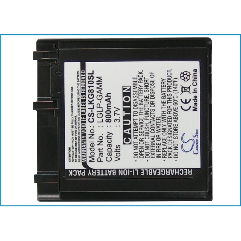 Batérie pre mobilné telefóny LG CS-LKG810SL