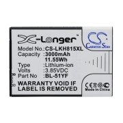 CS-LKH815XL<br />Batérie pre   nahrádza batériu EAC62858501