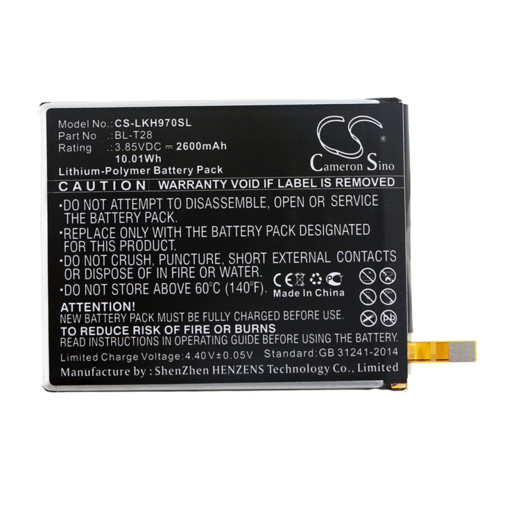 Batérie pre mobilné telefóny LG CS-LKH970SL