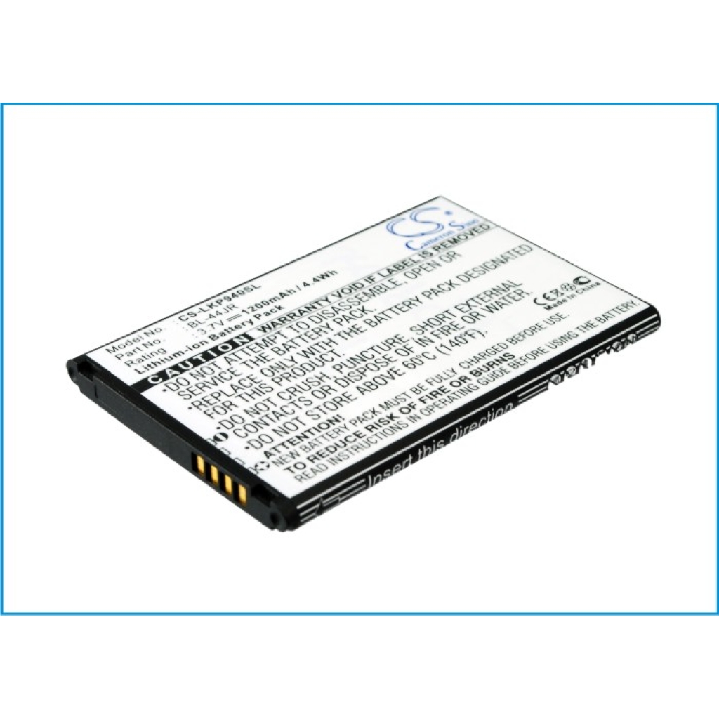 Batérie pre mobilné telefóny LG CS-LKP940SL