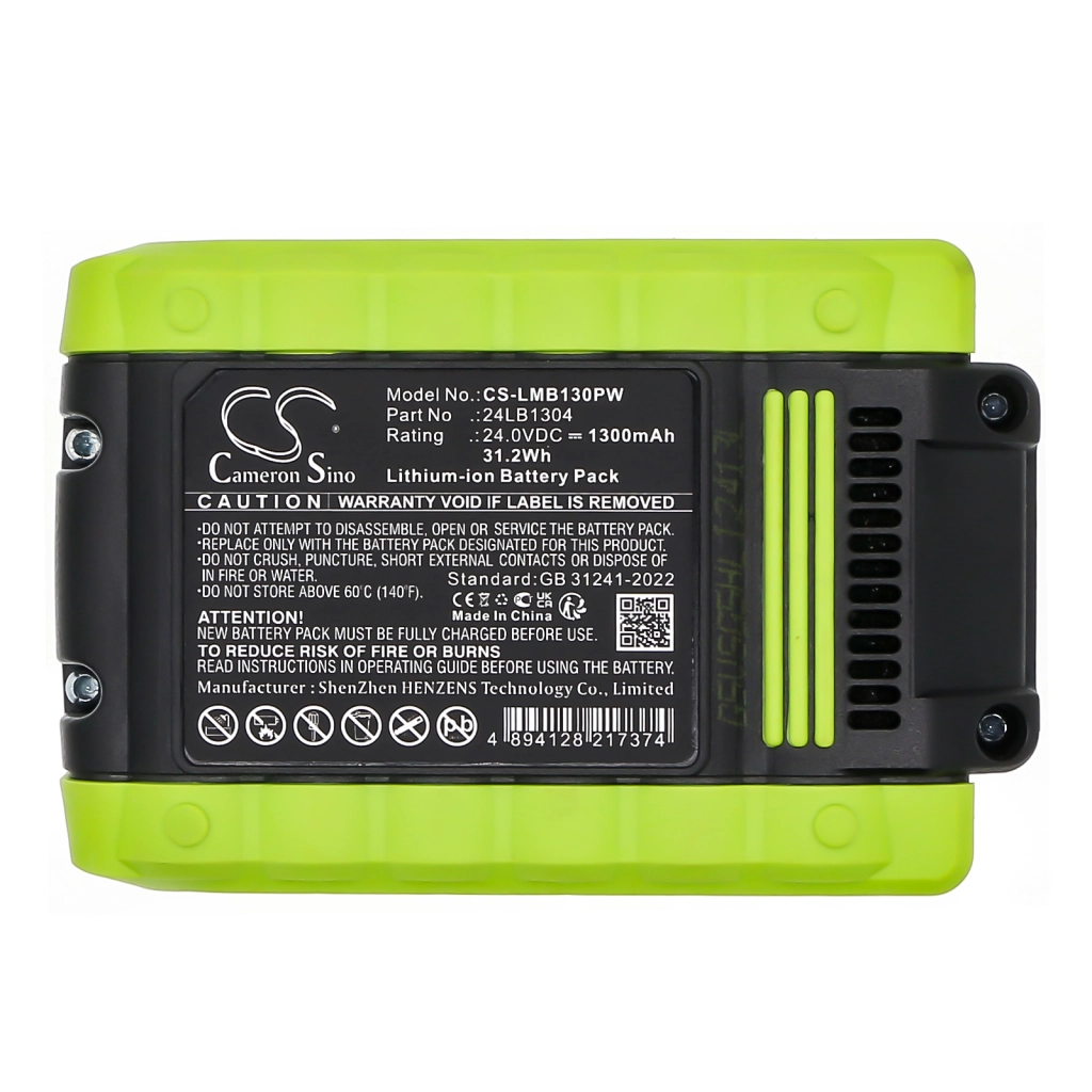 Power Tools Battery Lawnmaster CS-LMB130PW