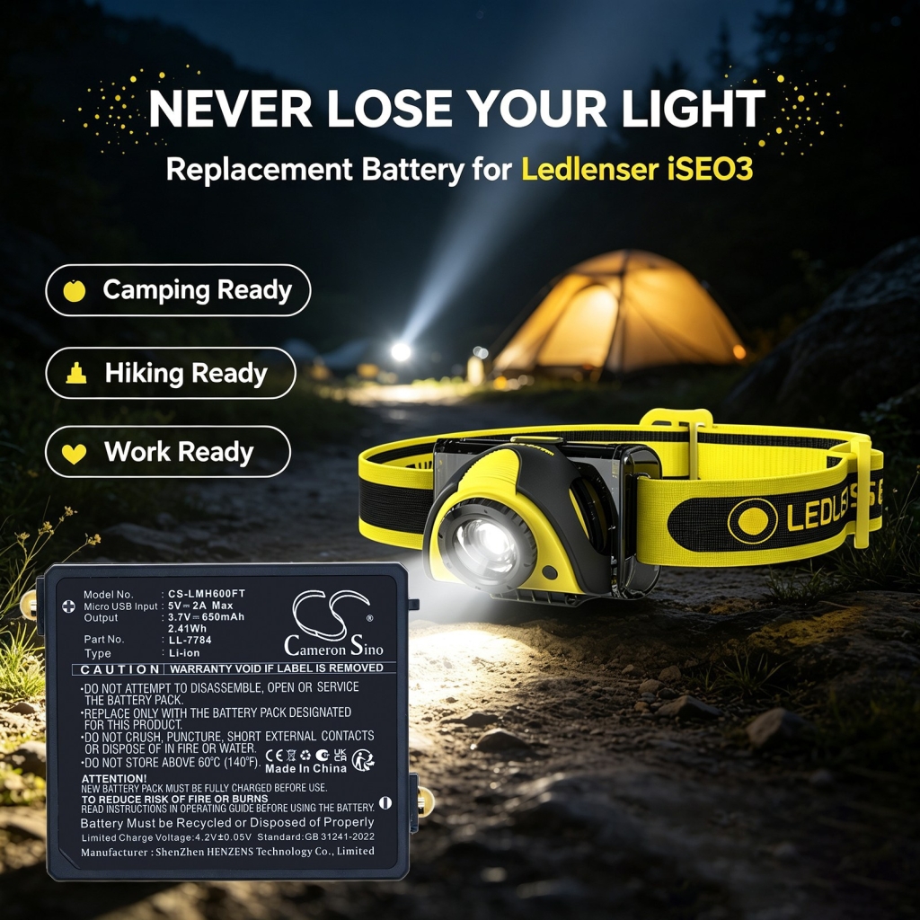 Battery for Ledlenser SEO7R