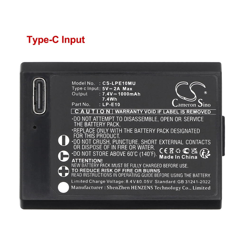 Camera Battery Canon CS-LPE10MU