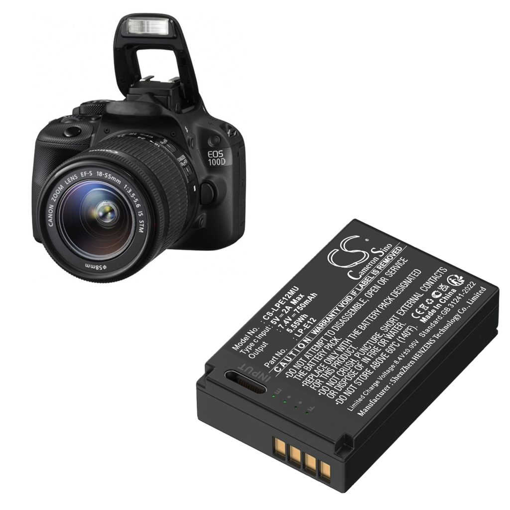 Batéria fotoaparátu Canon CS-LPE12MU