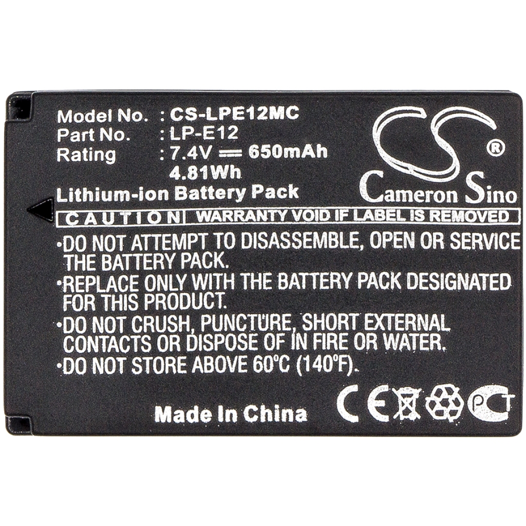 Batéria fotoaparátu Canon CS-LPE12MC