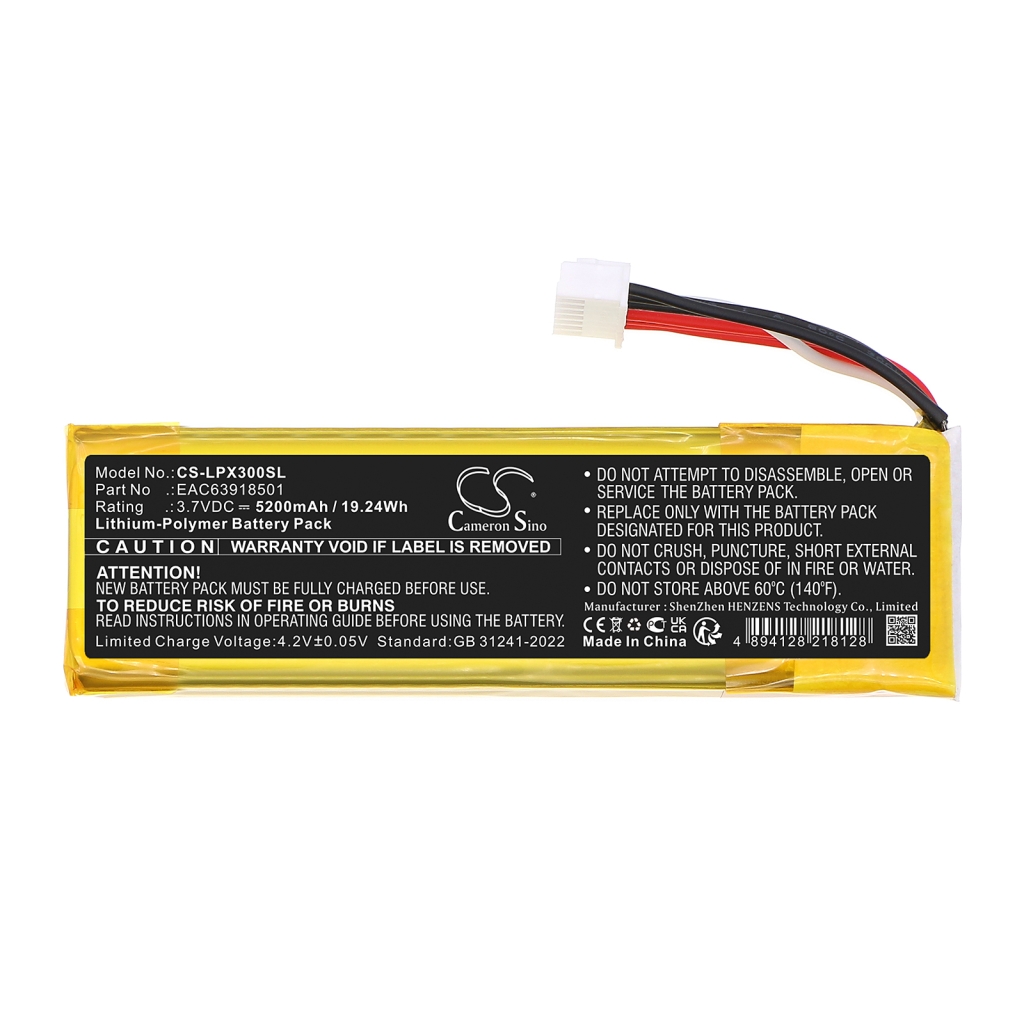 Baterie do reproduktorů Lg CS-LPX300SL