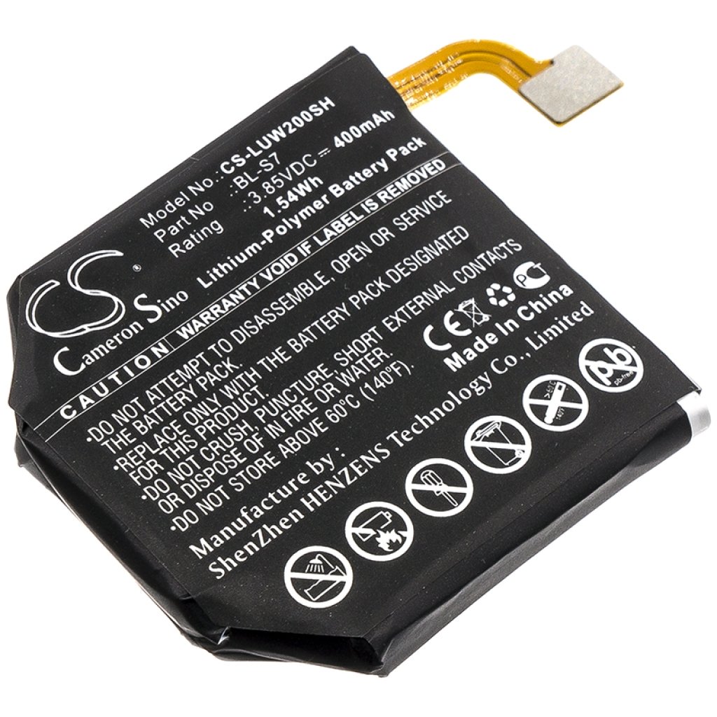 Batérie pre inteligentné hodinky Lg CS-LUW200SH
