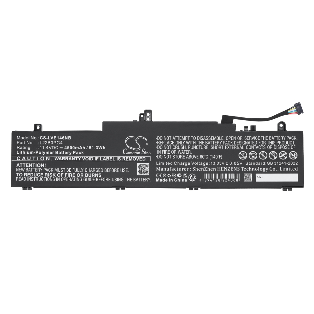 Baterie kompatibilní s Lenovo CS-LVE146NB