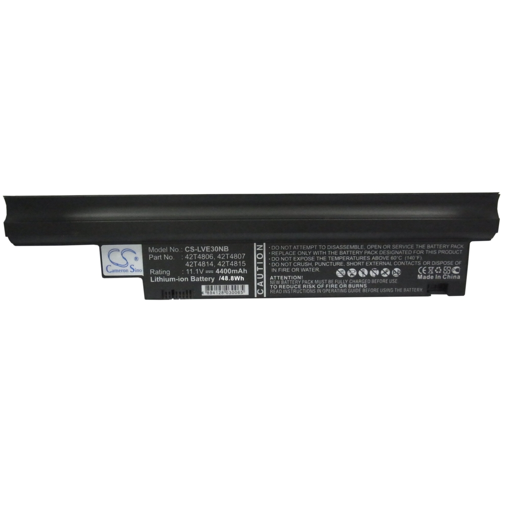 CS-LVE30NB plochý pohľad na štítok 11,1V 4400mAh 48,8Wh Cameron Sino
