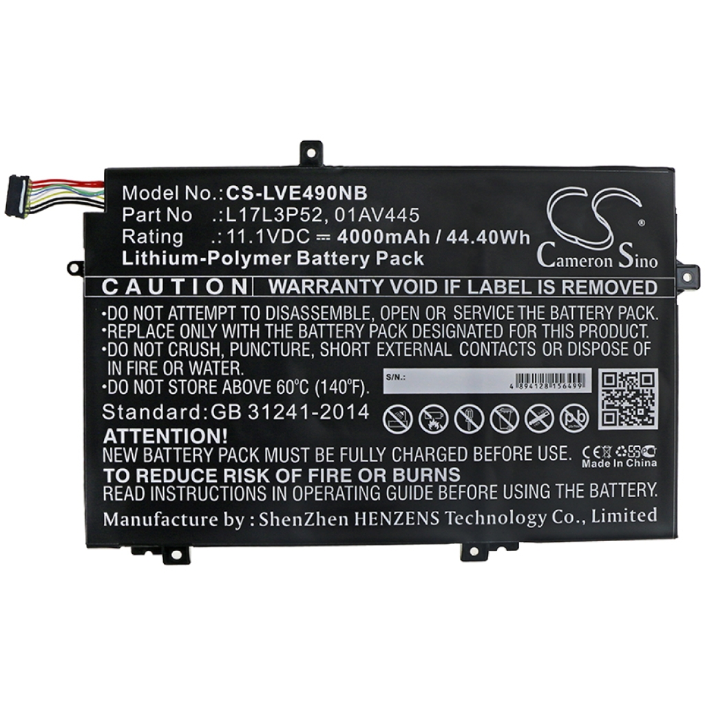 Notebook battery Lenovo ThinkPad E485