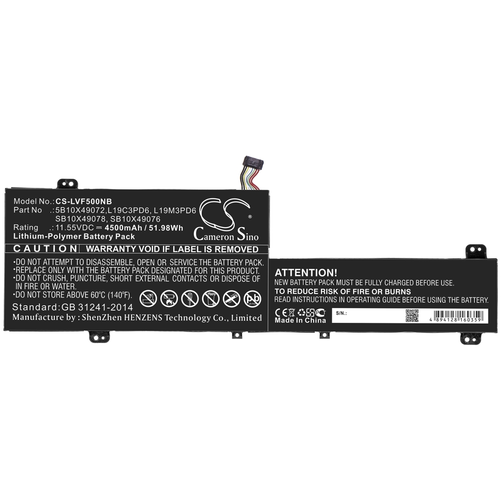 Batéria notebooku Lenovo CS-LVF500NB