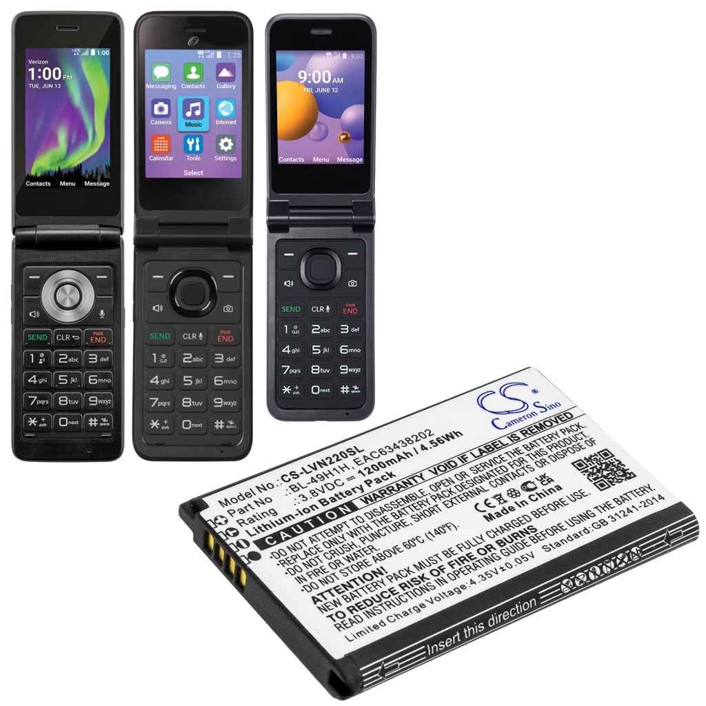 Batérie pre mobilné telefóny LG CS-LVN220SL