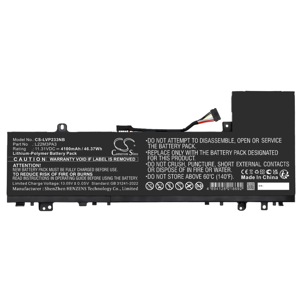 Notebook battery Lenovo CS-LVP233NB