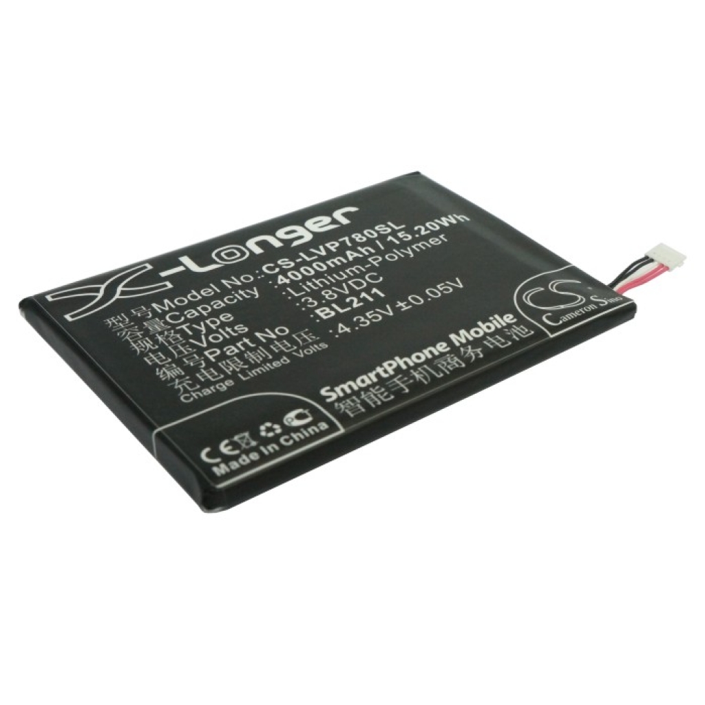 Batérie pre mobilné telefóny Lenovo CS-LVP780SL