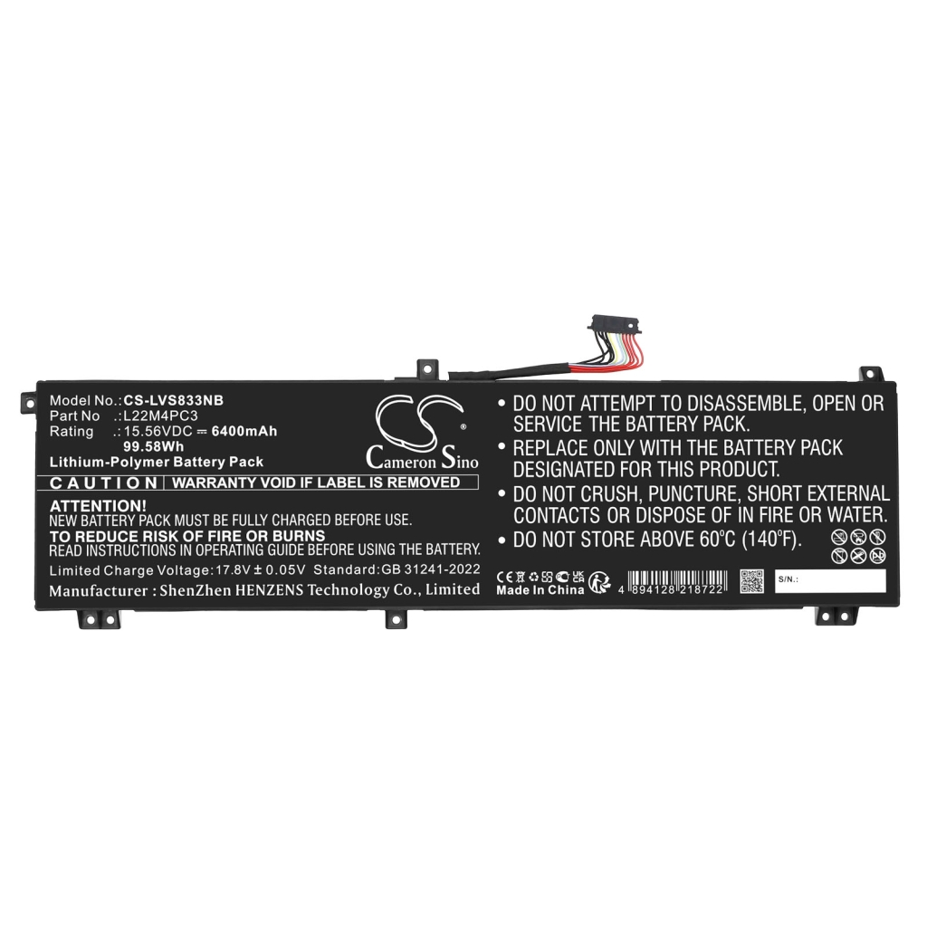 Baterie do notebooků Lenovo CS-LVS833NB