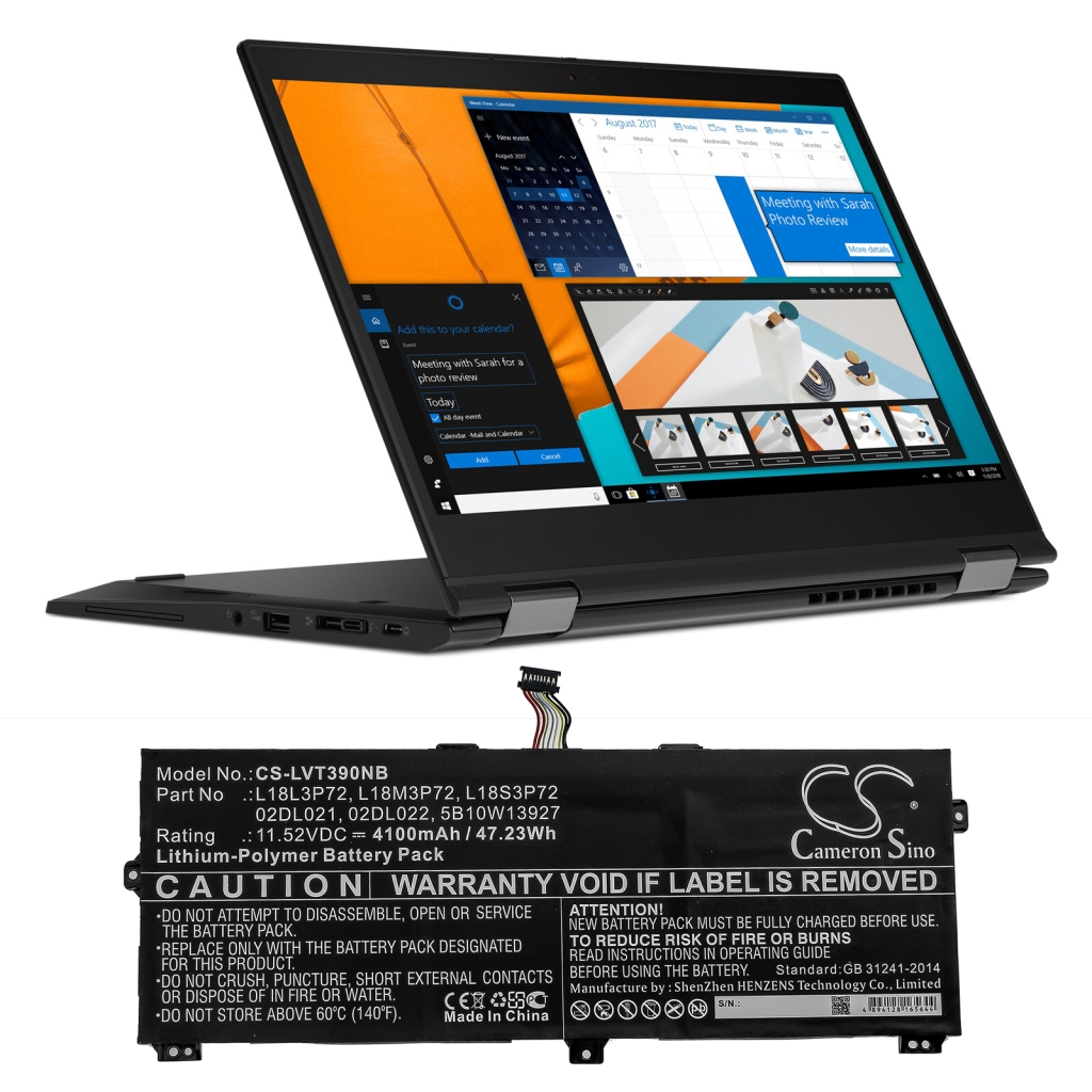 Batéria notebooku Lenovo CS-LVT390NB