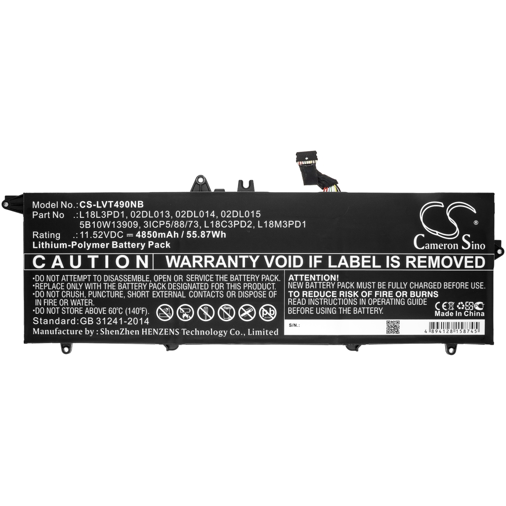 Batéria notebooku Lenovo CS-LVT490NB