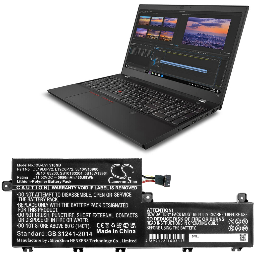 Batéria notebooku Lenovo CS-LVT510NB