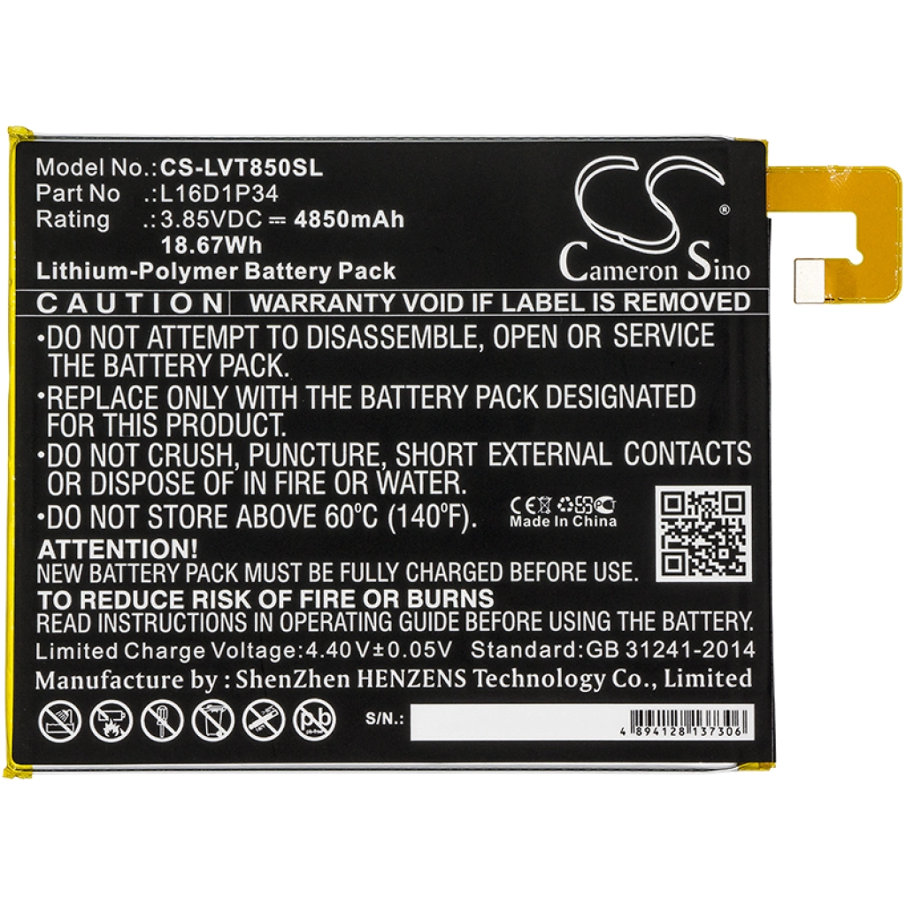 Batéria pre tablet Lenovo CS-LVT850SL