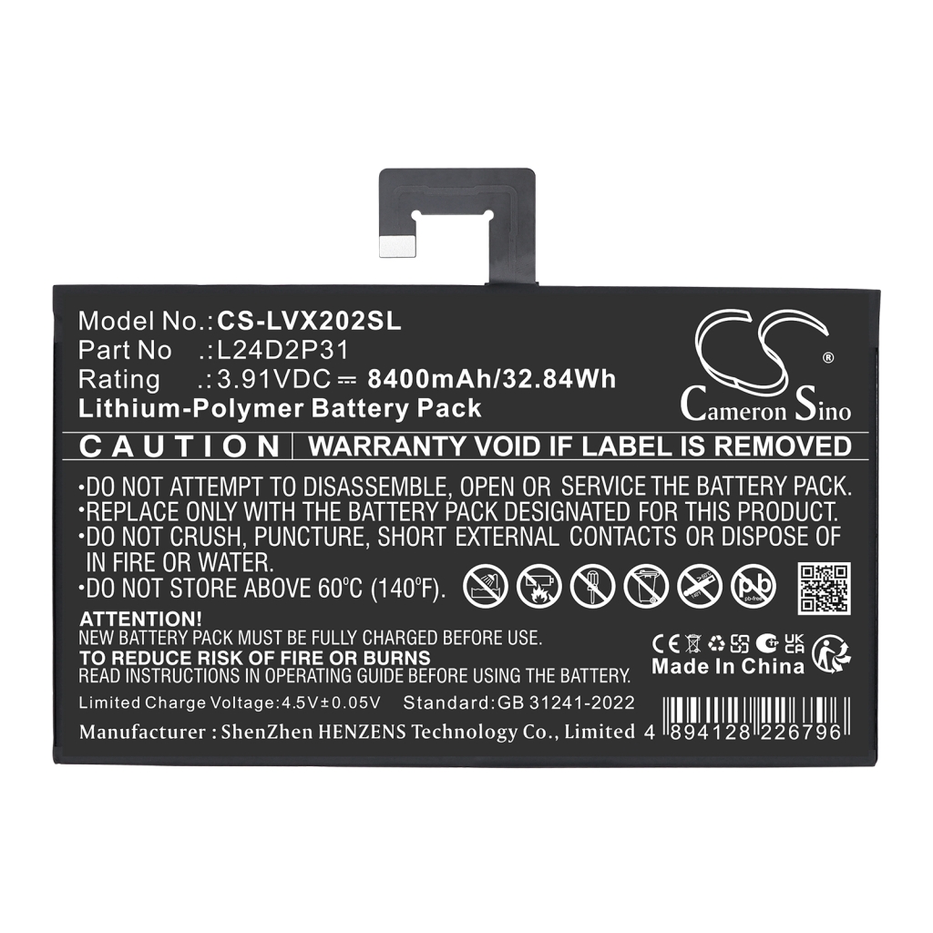 Baterie kompatibilní s Lenovo CS-LVX202SL
