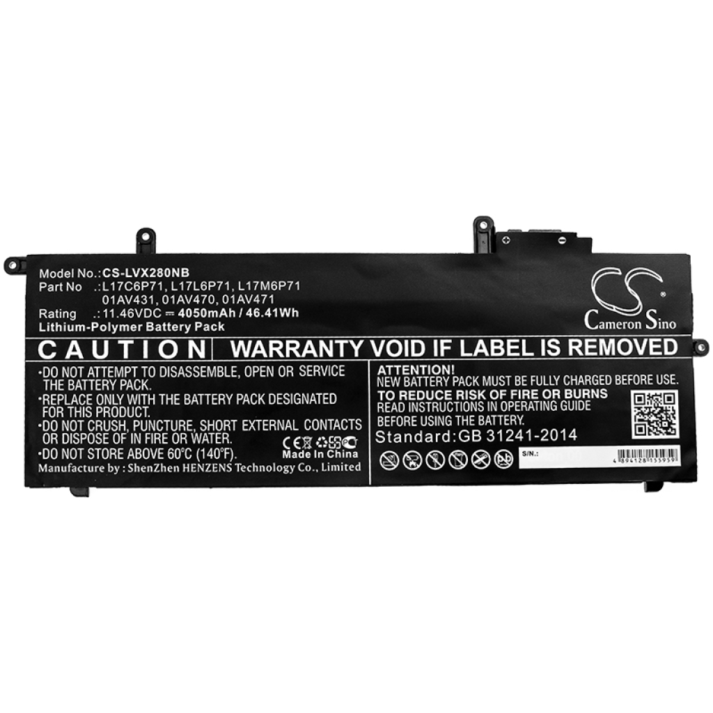 Batéria notebooku Lenovo CS-LVX280NB