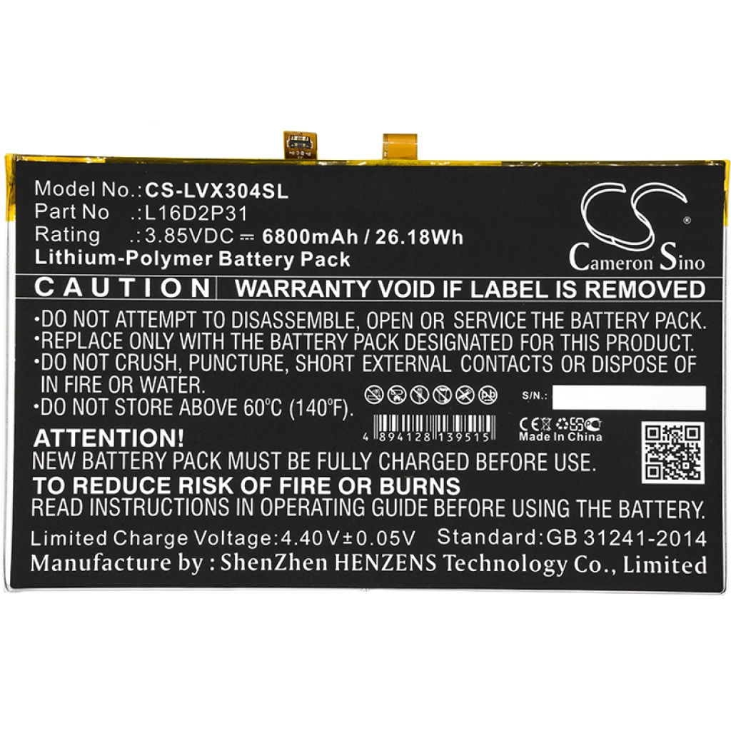 Batéria pre tablet Lenovo CS-LVX304SL