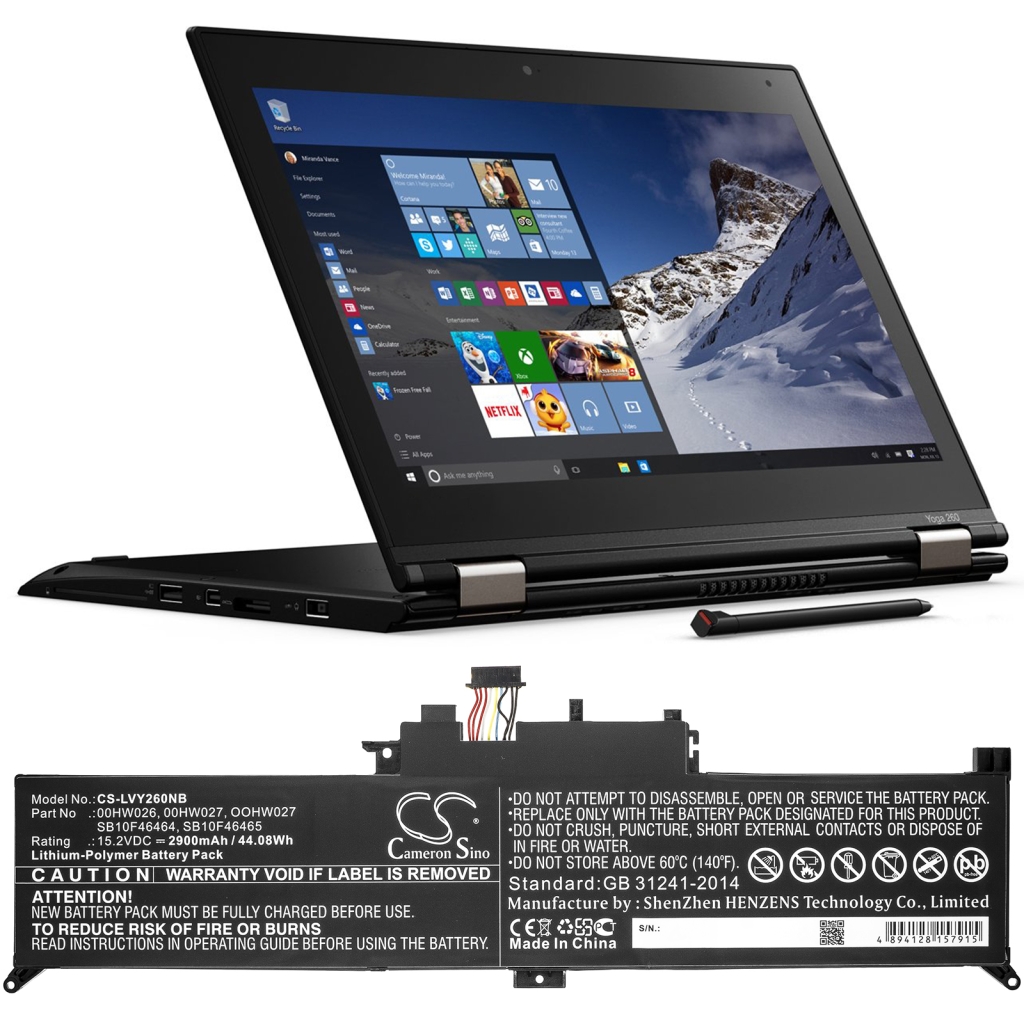 Batéria notebooku Lenovo CS-LVY260NB