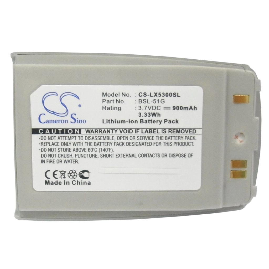 Mobile Phone Battery LG CS-LX5300SL