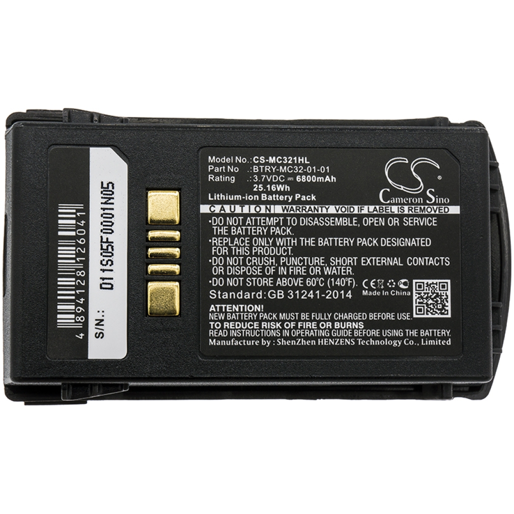 Battery Replaces BTRY-MC32-01-01