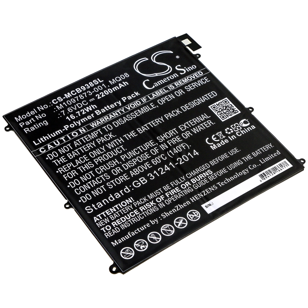 Batéria pre tablet Microsoft CS-MCB938SL