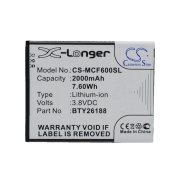 CS-MCF600SL<br />Batérie pre   nahrádza batériu BTY26188