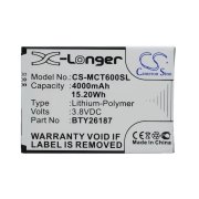 CS-MCT600SL<br />Batérie pre   nahrádza batériu BTY26187