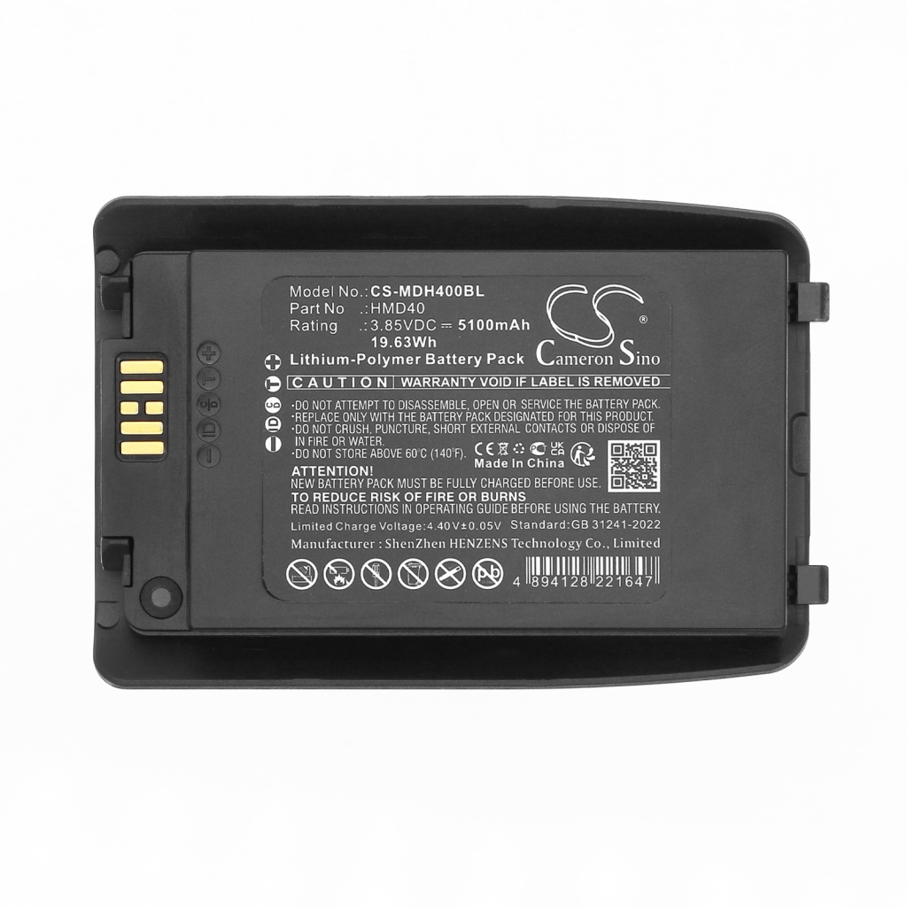 Batéria pre čiarový kód, skener Mindeo CS-MDH400BL