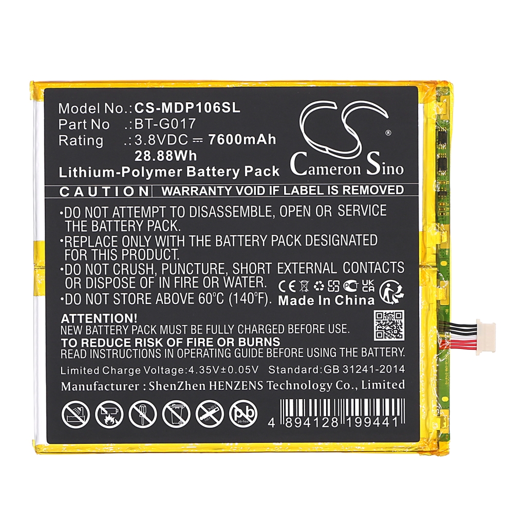 Batéria pre tablet Medion CS-MDP106SL