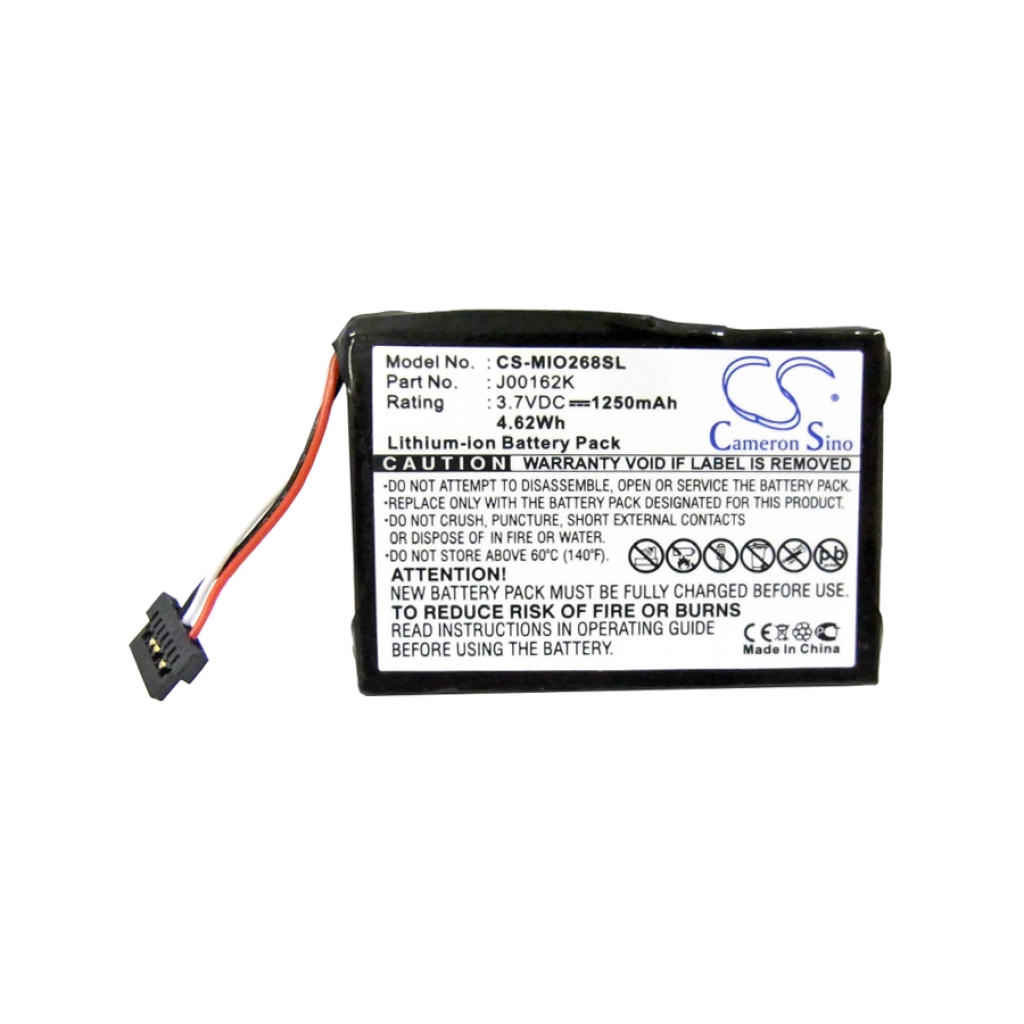 Batéria GPS, navigátora Mitac CS-MIO268SL