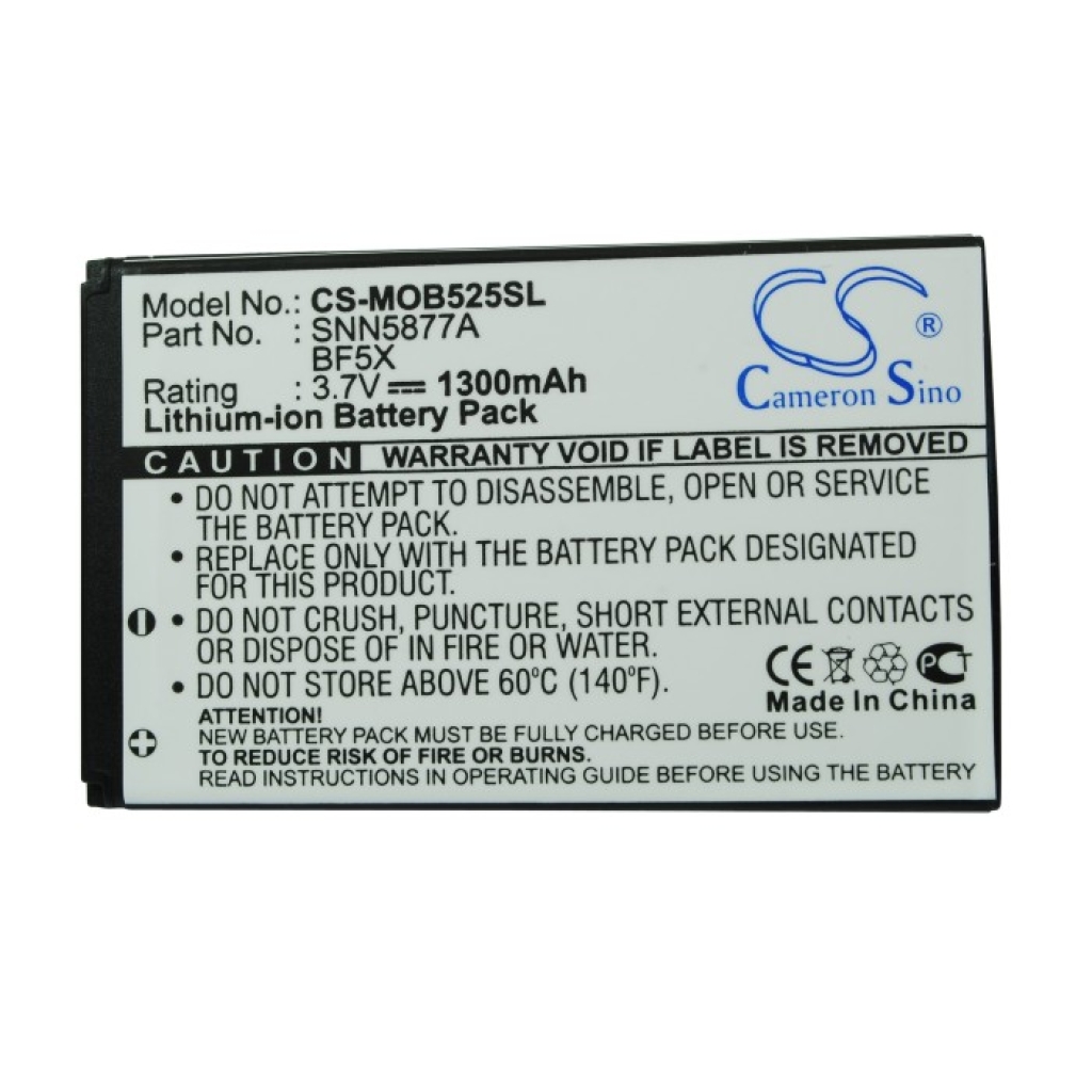 Batérie pre mobilné telefóny Motorola CS-MOB525SL