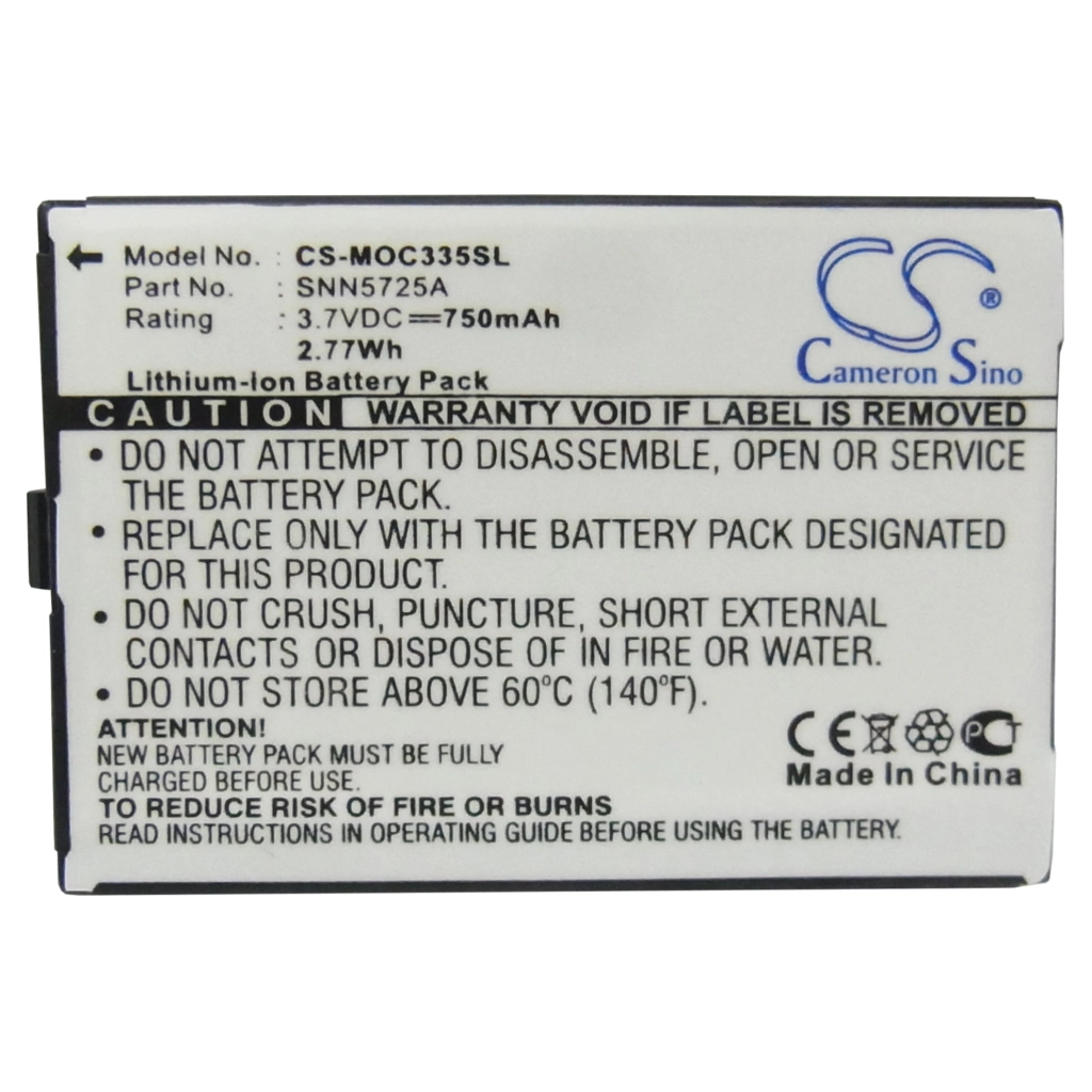 Mobile Phone Battery Motorola CS-MOC335SL