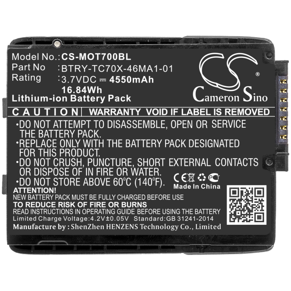 Battery Replaces SAC-TC7X-4BTYC1