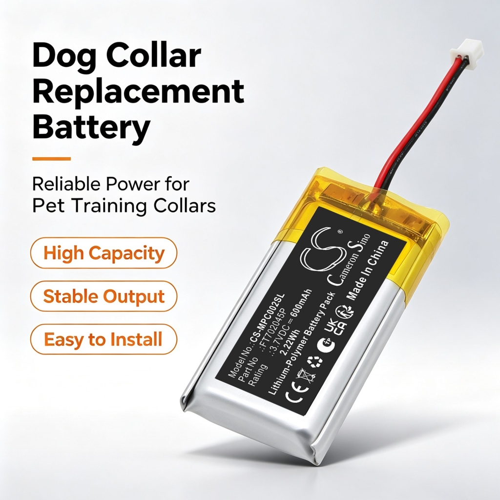Batérie kompatibilné s My Pet Command Dog Fence Collars Training CS-MPC002SL