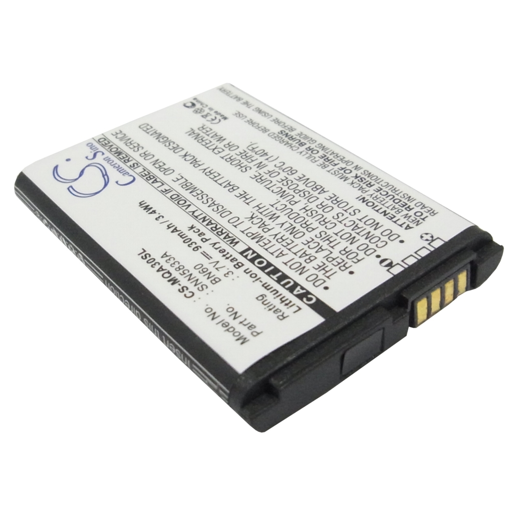 Batérie pre mobilné telefóny Motorola CS-MQA30SL