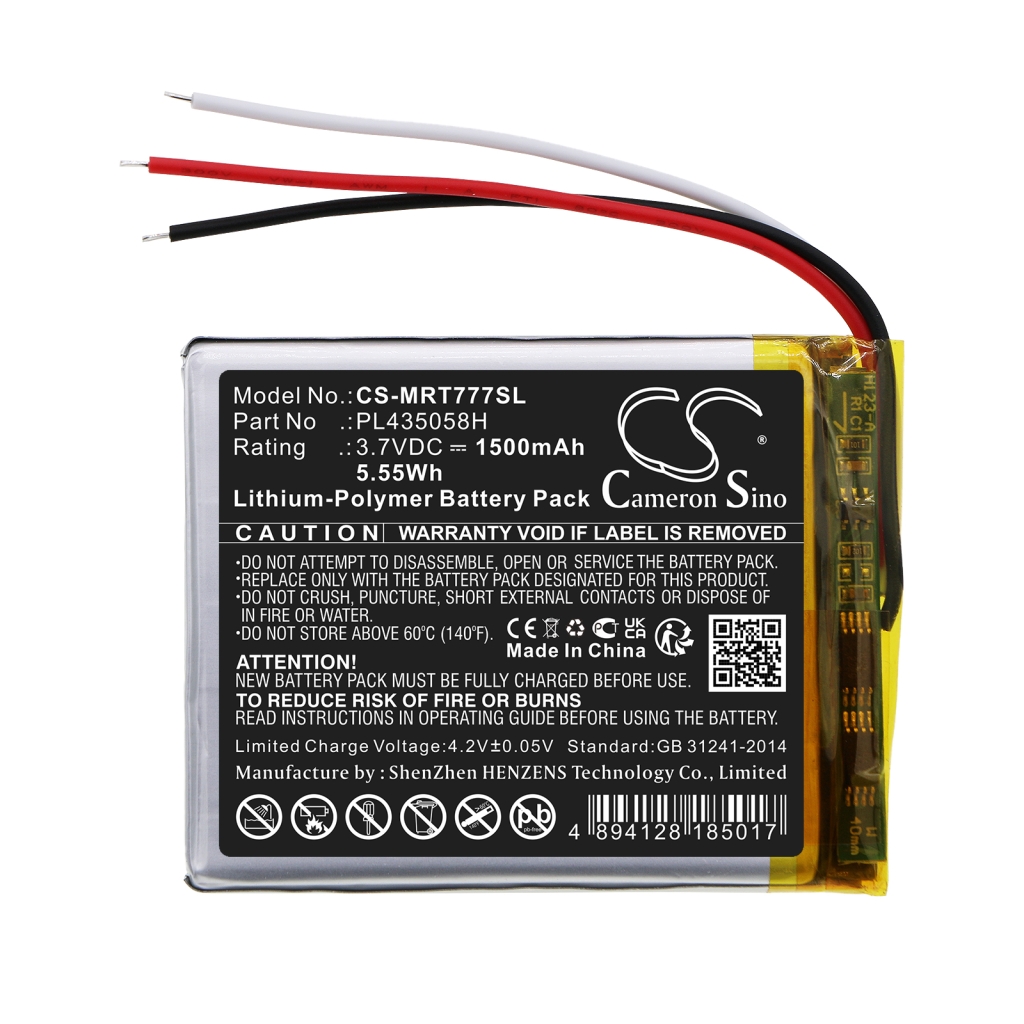 Batéria GPS, navigátora Roadmate CS-MRT777SL