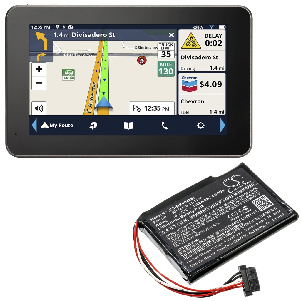 Batéria GPS, navigátora Magellan CS-MRV940SL