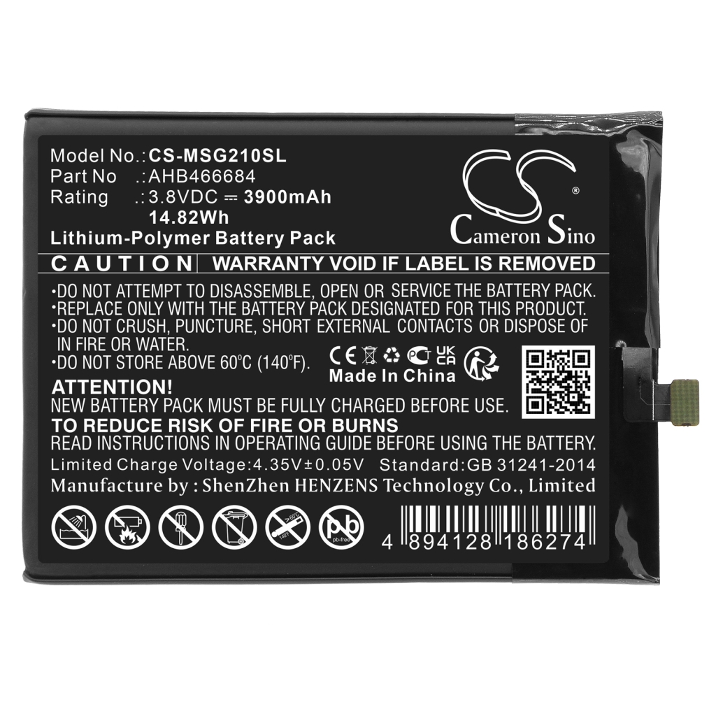 Batérie pre mobilné telefóny Meder CS-MSG210SL