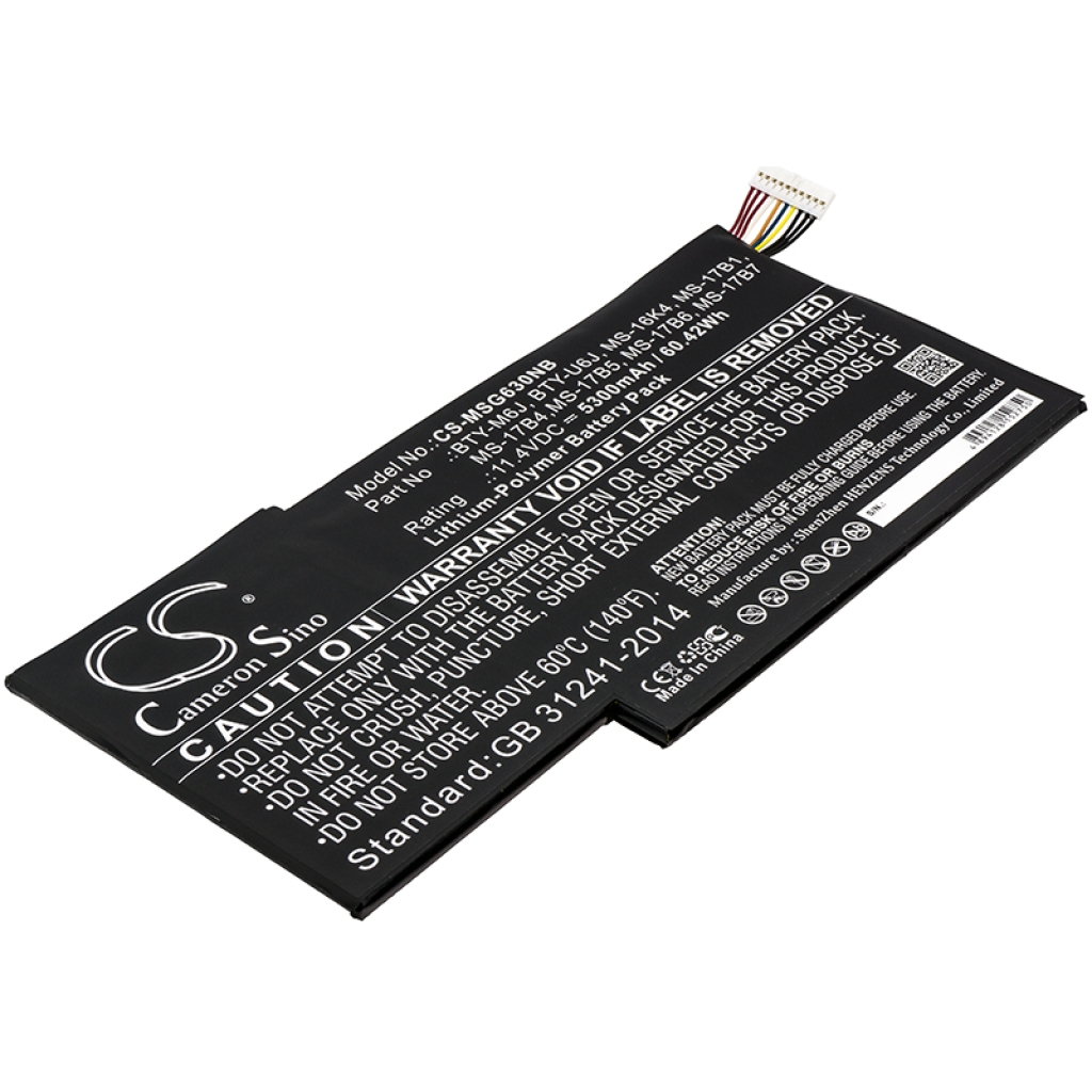 Batéria notebooku MSI CS-MSG630NB