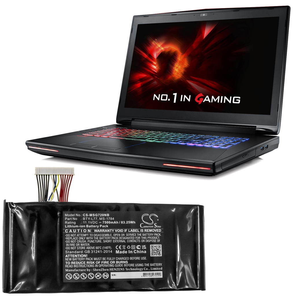 Batéria notebooku MSI CS-MSG720NB