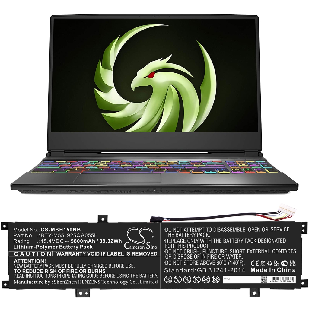 Batéria notebooku MSI CS-MSH150NB
