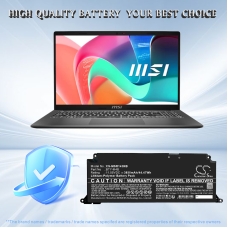 Kompatibilní náhrada baterie za MSI BTY-M4B
