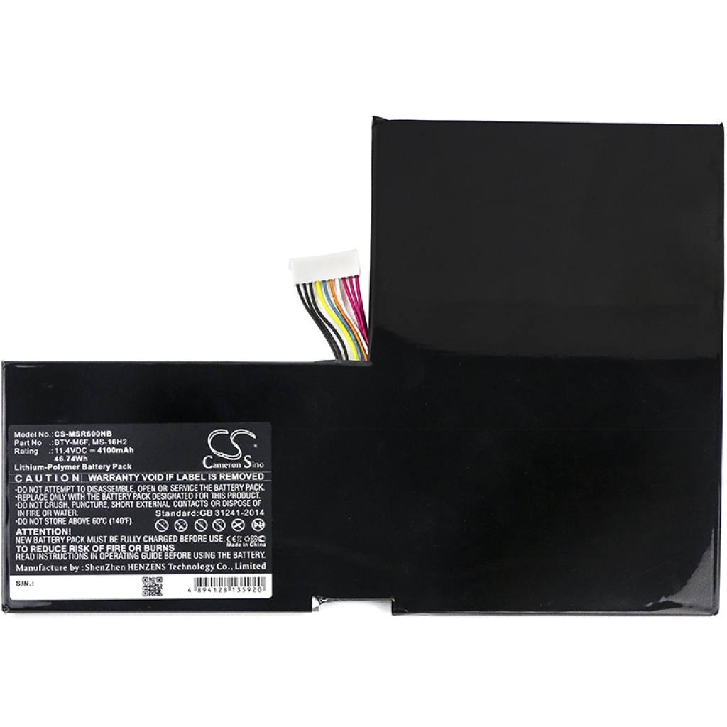 Batéria notebooku MSI CS-MSR600NB