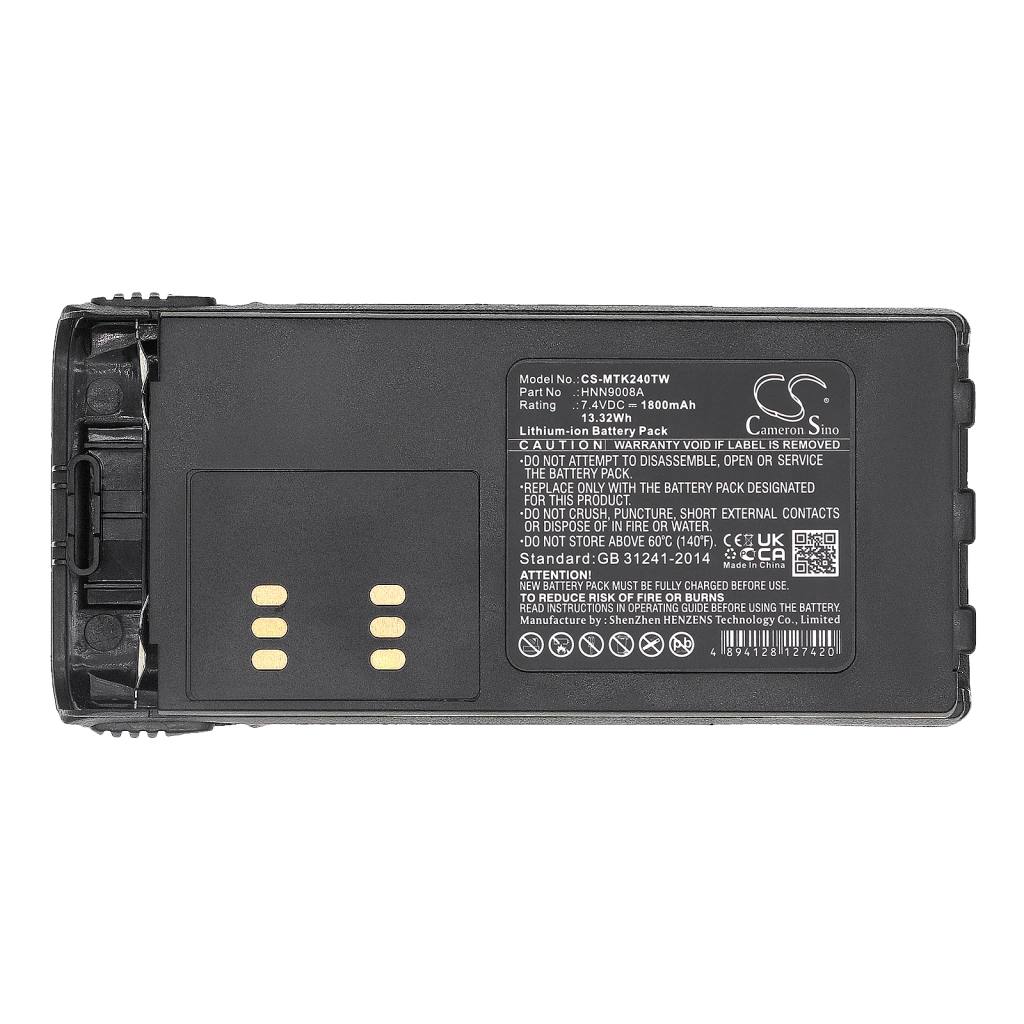 Two-Way Radio Battery Motorola HT1550.XLS